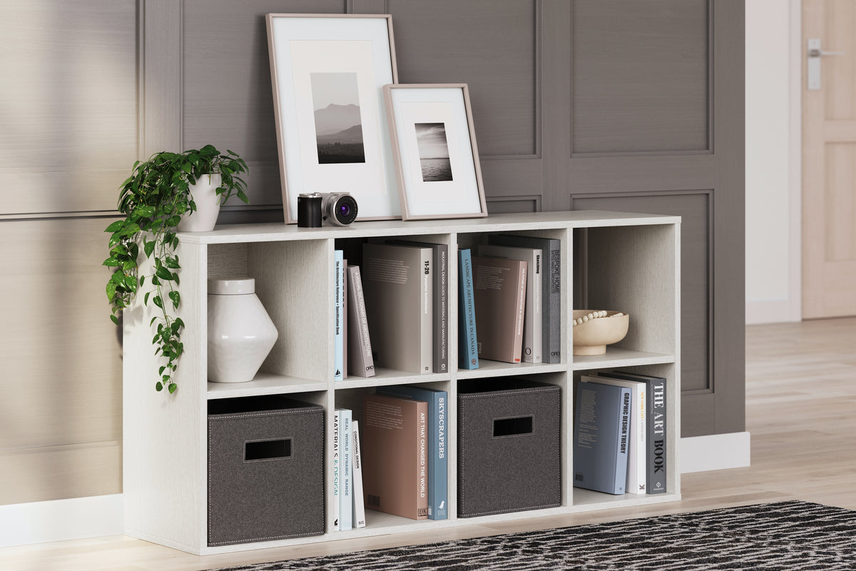 Tampa Furniture Outlet Lutz - Ashley Furniture - Aprilyn Eight Cube Organizer - Eight Cube Organizer / White - EA1024-4X2