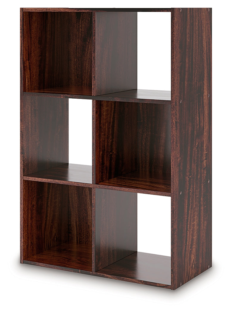 Tampa Furniture Outlet Lutz - Ashley Furniture - Glosmount Four Cube Organizer - Six Cube Organizer / Cherry/Light Brown - EA1055-3X2