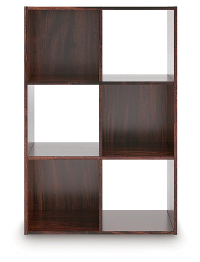Tampa Furniture Outlet Lutz - Ashley Furniture - Glosmount Four Cube Organizer - Six Cube Organizer / Cherry/Light Brown - EA1055-3X2