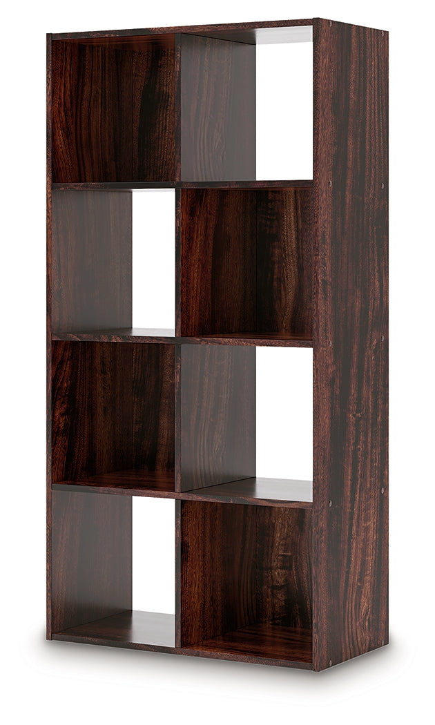Tampa Furniture Outlet Lutz - Ashley Furniture - Glosmount Four Cube Organizer - Eight Cube Organizer / Cherry/Light Brown - EA1055-4X2