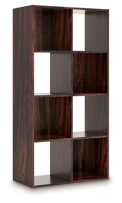 Tampa Furniture Outlet Lutz - Ashley Furniture - Glosmount Four Cube Organizer - Eight Cube Organizer / Cherry/Light Brown - EA1055-4X2