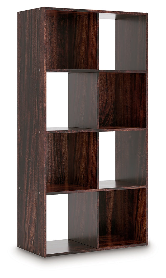 Tampa Furniture Outlet Lutz - Ashley Furniture - Glosmount Four Cube Organizer - Eight Cube Organizer / Cherry/Light Brown - EA1055-4X2