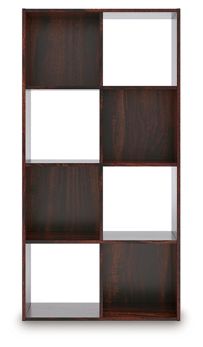 Tampa Furniture Outlet Lutz - Ashley Furniture - Glosmount Four Cube Organizer - Eight Cube Organizer / Cherry/Light Brown - EA1055-4X2