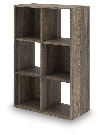 Tampa Furniture Outlet Lutz - Ashley Furniture - Shallifer Eight Cube Organizer - Six Cube Organizer / Brown - EA1104-3X2