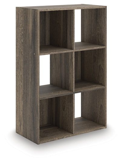 Tampa Furniture Outlet Lutz - Ashley Furniture - Shallifer Eight Cube Organizer - Six Cube Organizer / Brown - EA1104-3X2