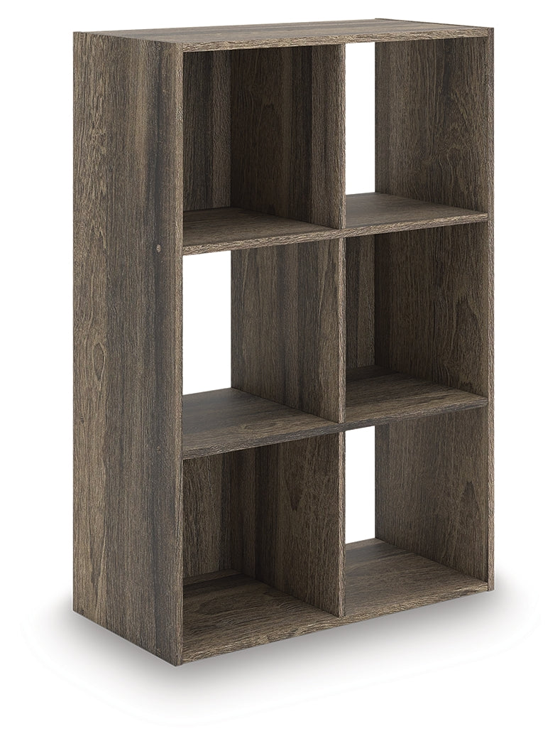 Tampa Furniture Outlet Lutz - Ashley Furniture - Shallifer Eight Cube Organizer - Six Cube Organizer / Brown - EA1104-3X2