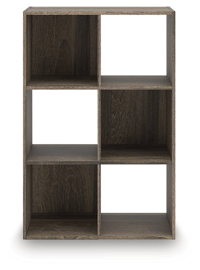 Tampa Furniture Outlet Lutz - Ashley Furniture - Shallifer Eight Cube Organizer - Six Cube Organizer / Brown - EA1104-3X2