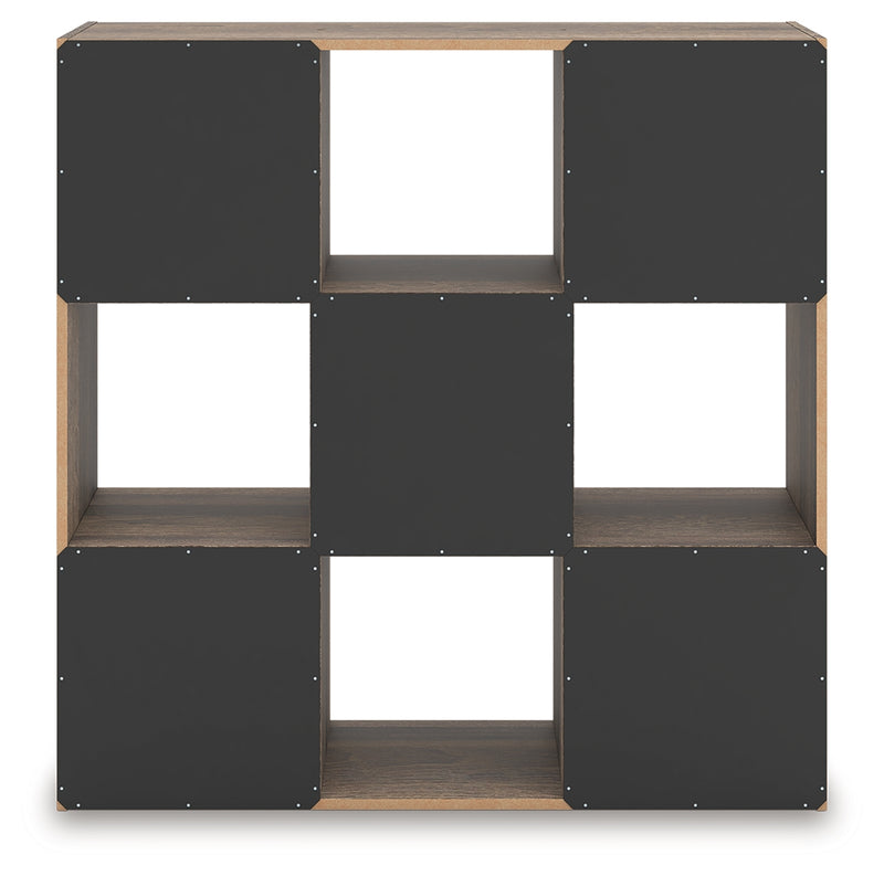 Tampa Furniture Outlet Lutz - Ashley Furniture - Shallifer Eight Cube Organizer - Nine Cube Organizer / Brown - EA1104-3X3