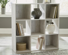 Tampa Furniture Outlet Lutz - Ashley Furniture - Paxberry Nine Cube Organizer - Nine Cube Organizer / Whitewash - EA1811-3X3