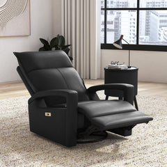 Eco P1 Recliner with Glider and Swivel in Del Mar Grey