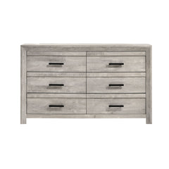 Eleanor 6-Drawer Dresser in White