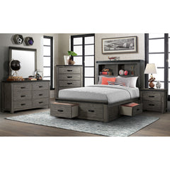 Wade Youth Full Platform Storage Bed
