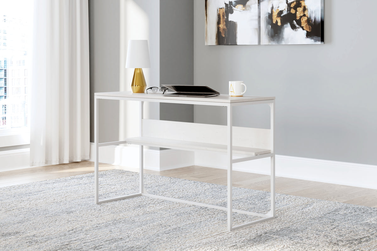 Tampa Furniture Outlet Lutz - Ashley Furniture - Deznee Office Desk - Home Office Desk / White - H162-14
