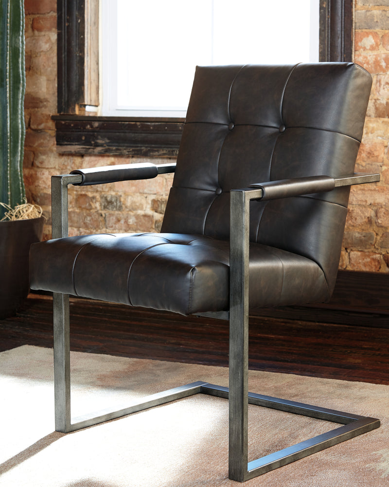 Tampa Furniture Outlet Lutz - Ashley Furniture - Starmore Desk Chair - Home Office Desk Chair (Set of 2) / Black - H633-02A