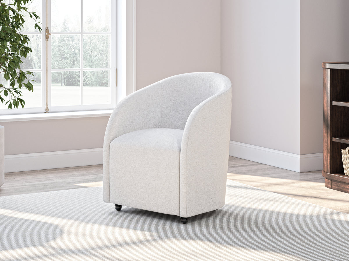 Tampa Furniture Outlet Lutz - Ashley Furniture - Korestone Desk Chair - Home Office Desk Chair (1/CN) / White - H687-01A