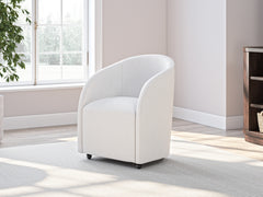 Tampa Furniture Outlet Lutz - Ashley Furniture - Korestone Desk Chair - Home Office Desk Chair (1/CN) / White - H687-01A