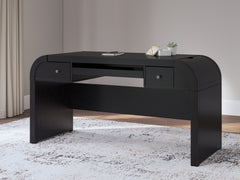 Tampa Furniture Outlet Lutz - Ashley Furniture - Rowanbeck Office Desk - Home Office Desk / Black - H821-44