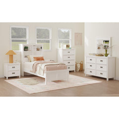 Hampton Kids 2-Drawer Nightstand with USB in White – SKU Y-15760-7-NS | Elements