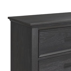 Hampton Kids 6-Drawer Dresser in Charcoal