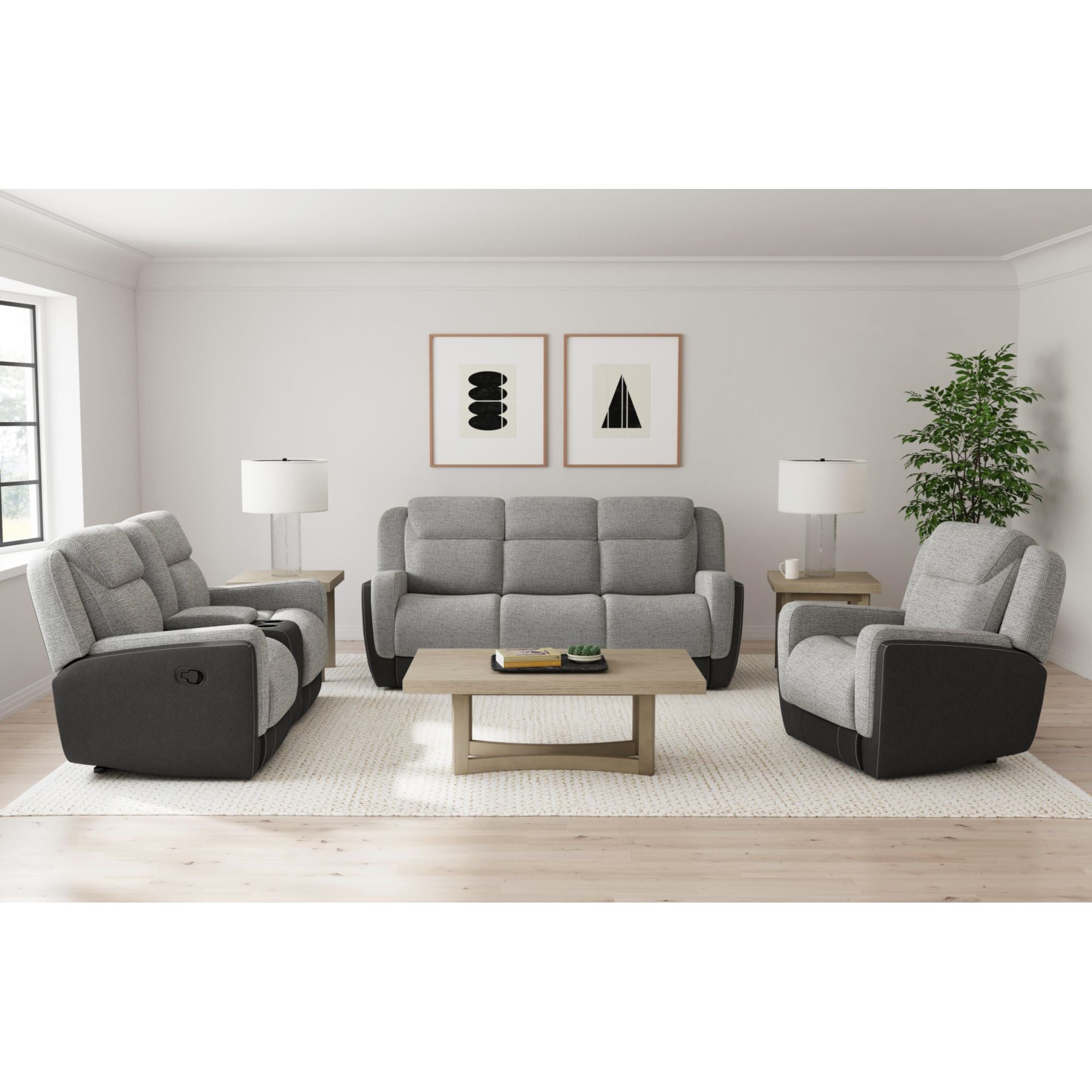 Hornet Motion Sofa in Rancho Grey – SKU U-11550-10531-305 | Elements