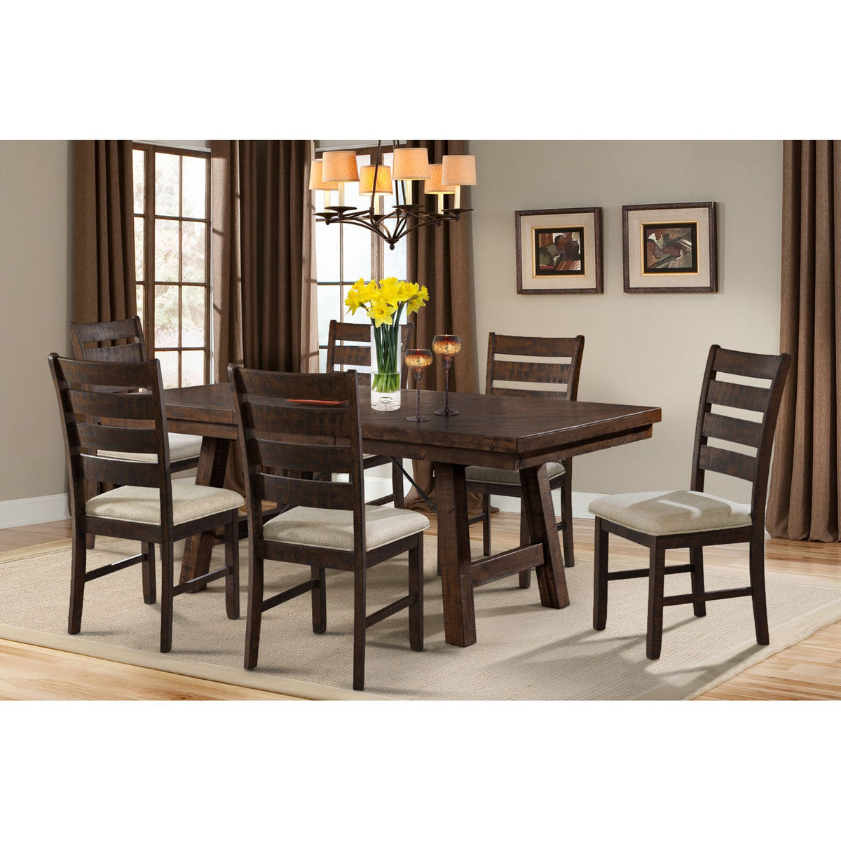 Jax Ladder Back Side Chair (2 Per Pack) – SKU DJX150SC | Elements