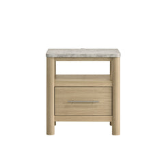 Jonas Nightstand with USB in Natural
