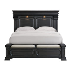 Kings Court King Storage Bed in Black