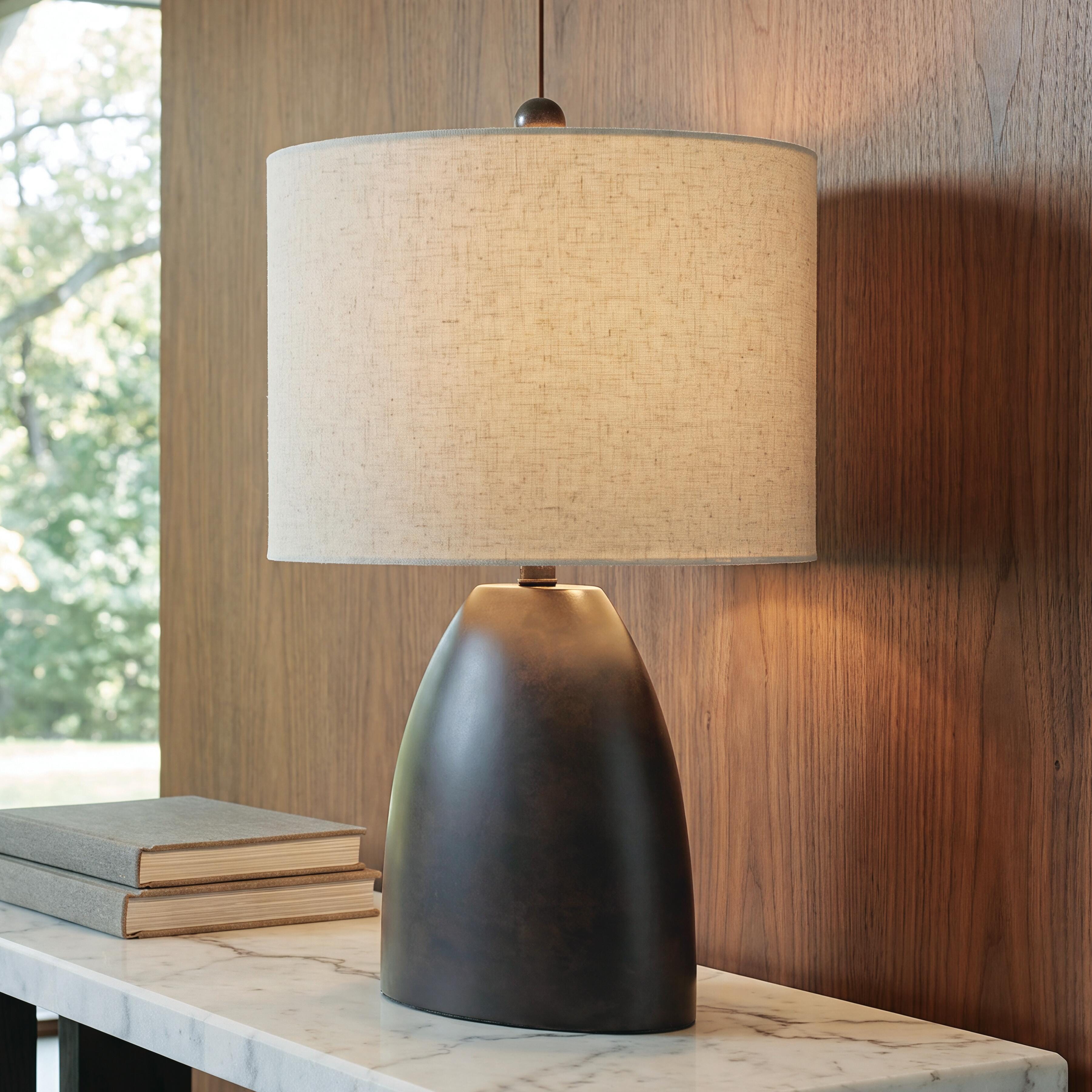 Tampa Furniture Outlet Lutz - Ashley Furniture - Sethmore Lighting - Terracotta Table Lamp (1/CN) - L101024