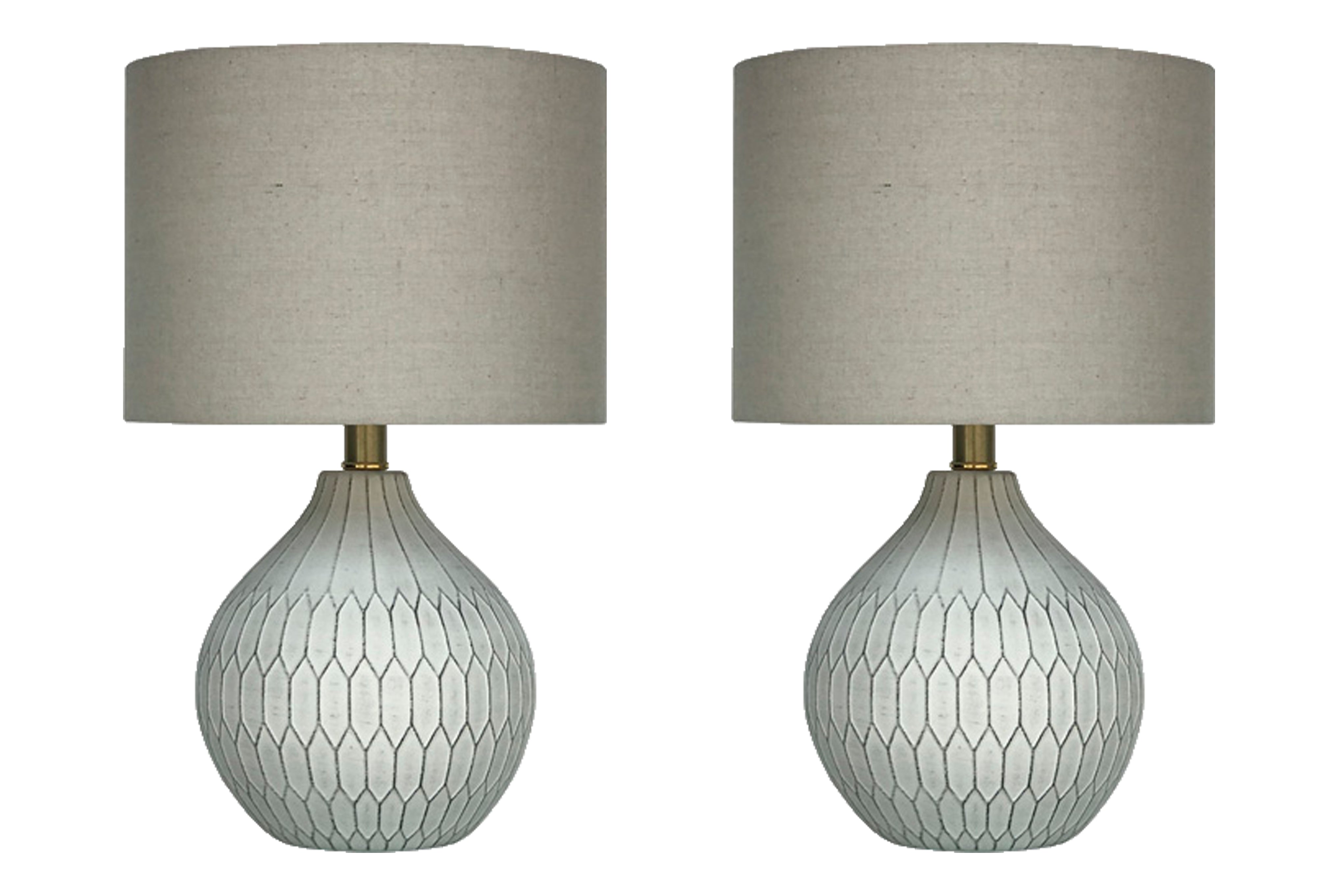 Tampa Furniture Outlet Lutz - Ashley Furniture - Wardmont Lighting - Table Lamp (Set of 2) / White - L180094X2