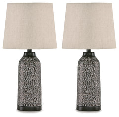 Tampa Furniture Outlet Lutz - Ashley Furniture - Lanson Lighting - Metal Table Lamp (Set of 2) / Antique Bronze Finish - L204454