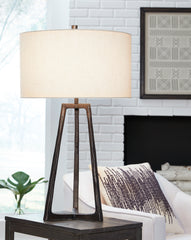Tampa Furniture Outlet Lutz - Ashley Furniture - Ryandale Lighting - Metal Table Lamp (1/CN) / Antique Black - L208344