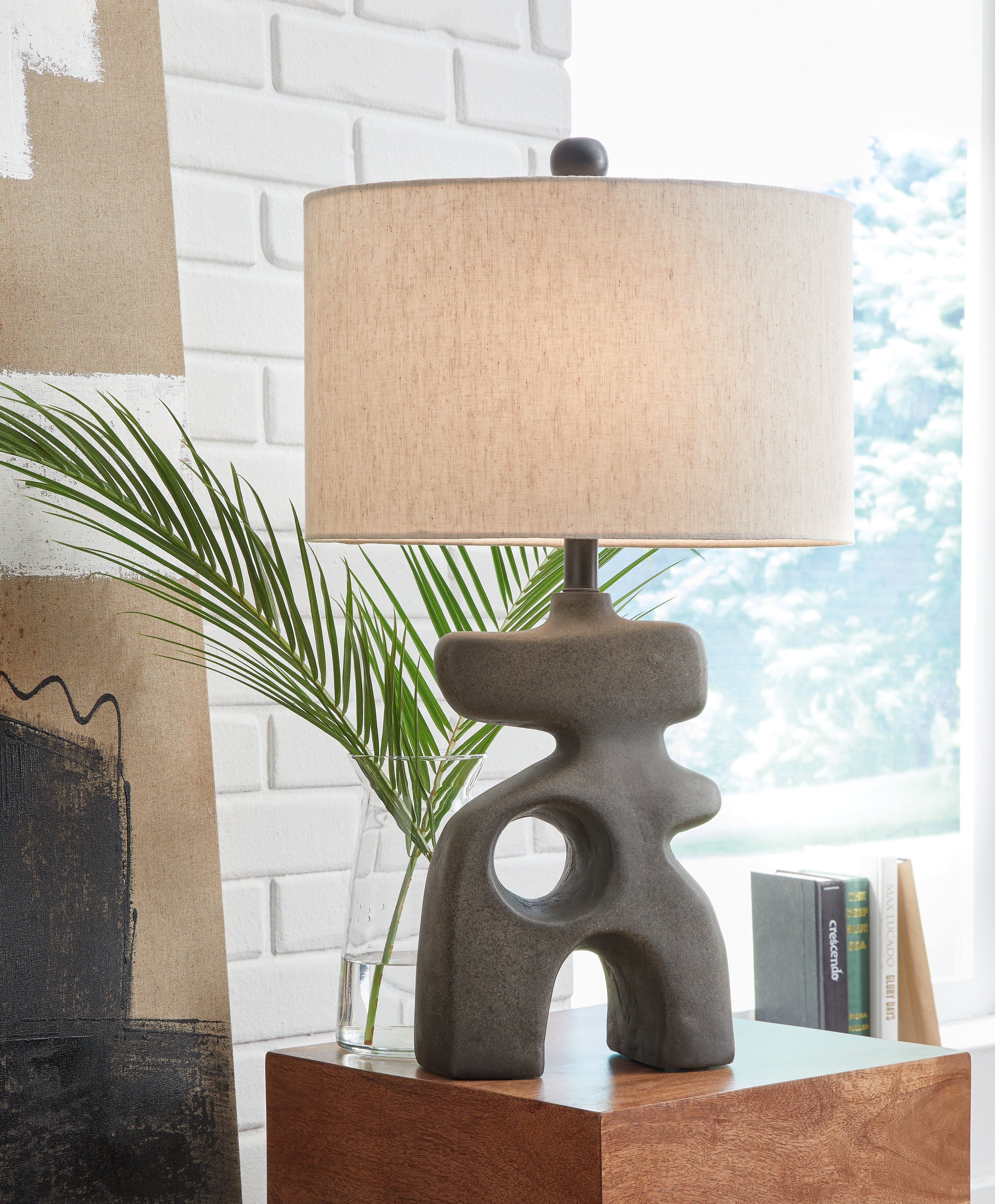 Tampa Furniture Outlet Lutz - Ashley Furniture - Danacy Lighting - Table Lamp (Set of 2) / Distressed Black - L235754X2