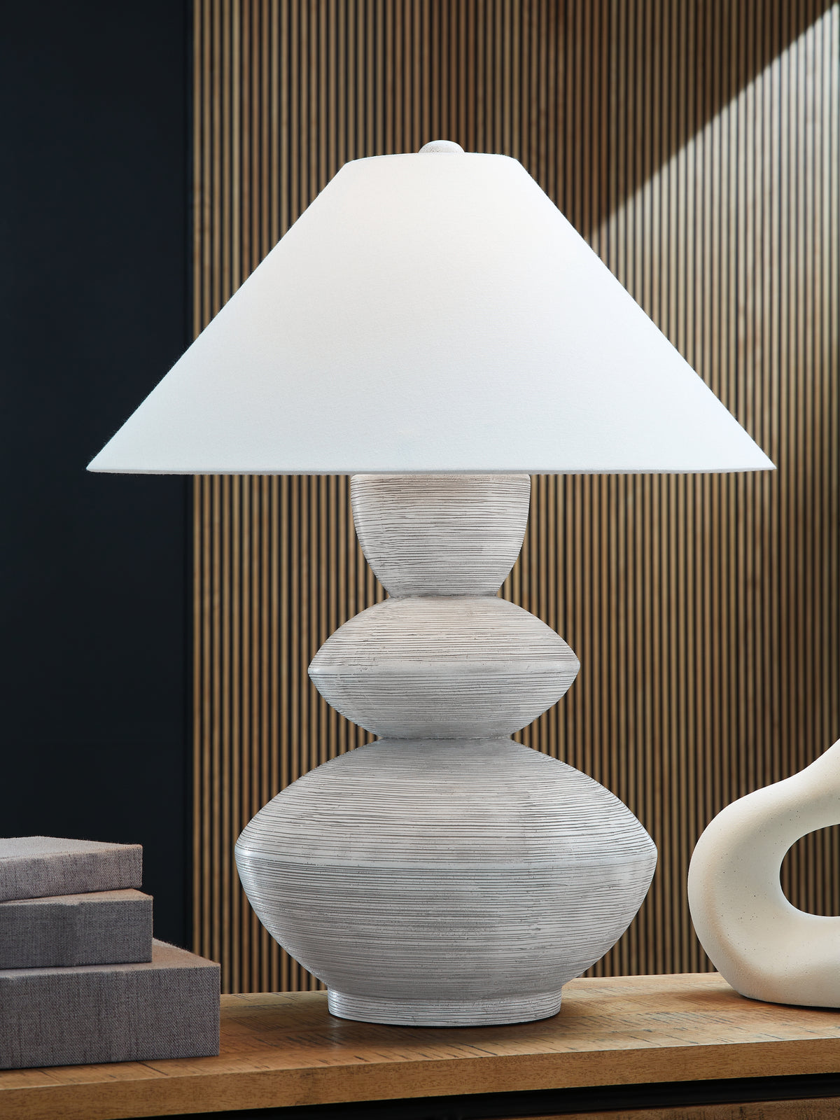 Tampa Furniture Outlet Lutz - Ashley Furniture - Brickdon Lighting - Poly Table Lamp (1/CN) - L235874