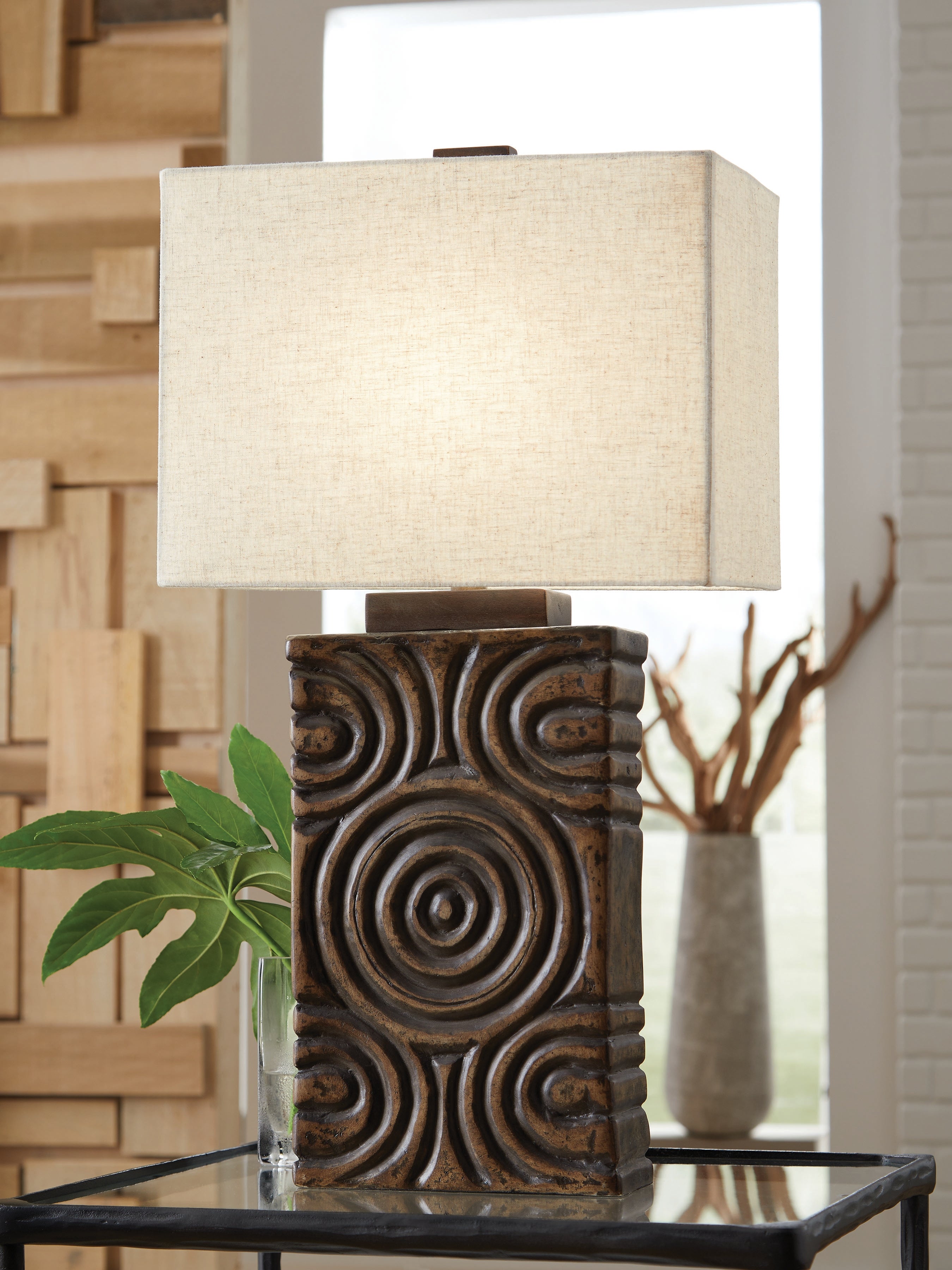 Tampa Furniture Outlet Lutz - Ashley Furniture - Heathbury Lighting - Paper Table Lamp (1/CN) - L235964
