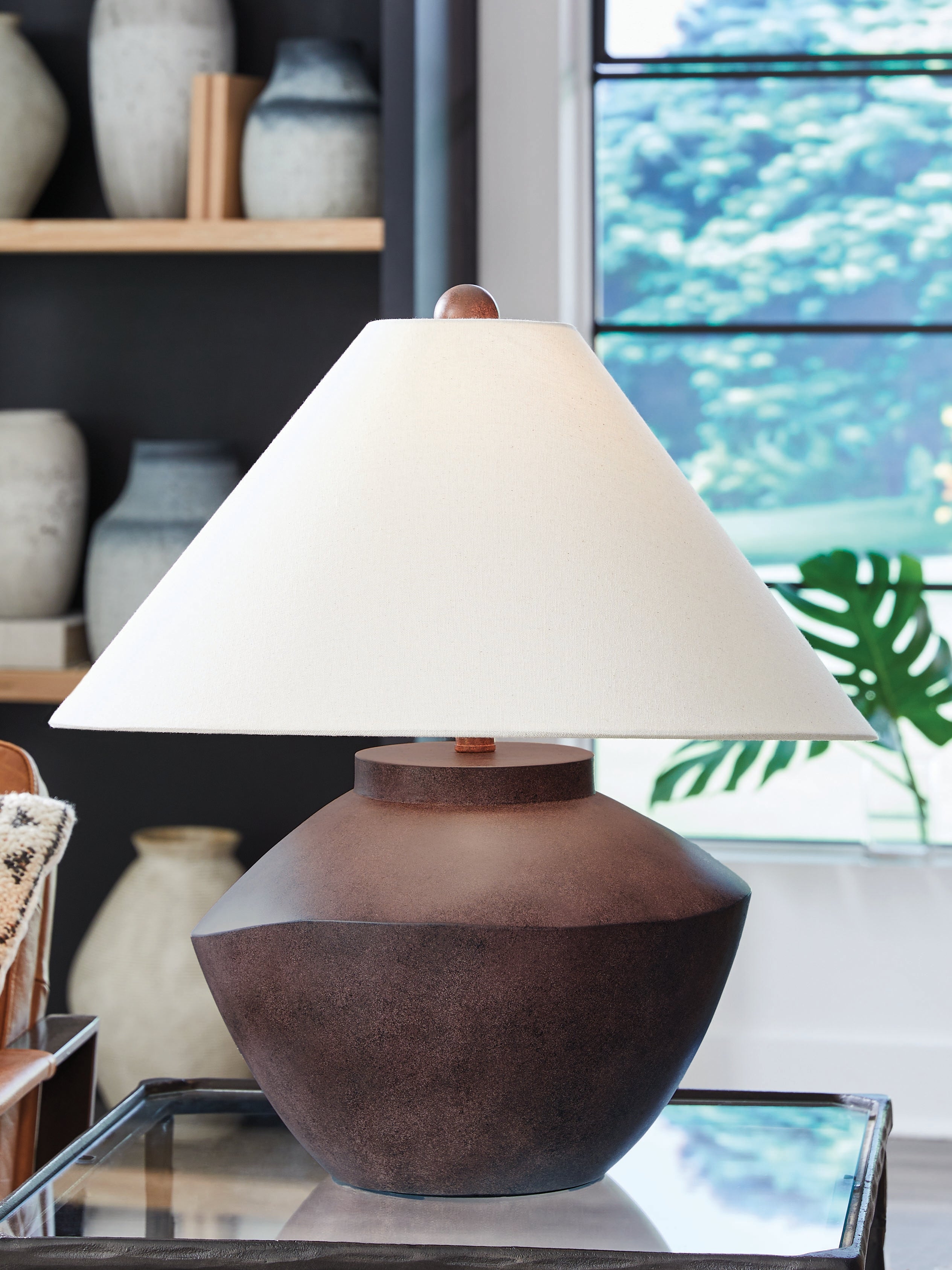 Tampa Furniture Outlet Lutz - Ashley Furniture - Honsworth Lighting - Poly Table Lamp (1/CN) - L235994