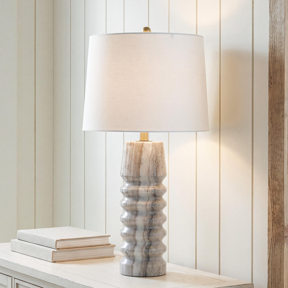 Tampa Furniture Outlet Lutz - Ashley Furniture - Desmont Lighting - Marble Table Lamp (1/CN) - L428974