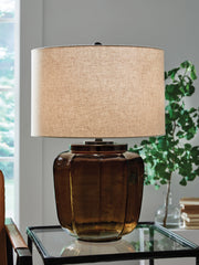 Tampa Furniture Outlet Lutz - Ashley Furniture - Bainmore Lighting - Glass Table Lamp (1/CN) - L430914
