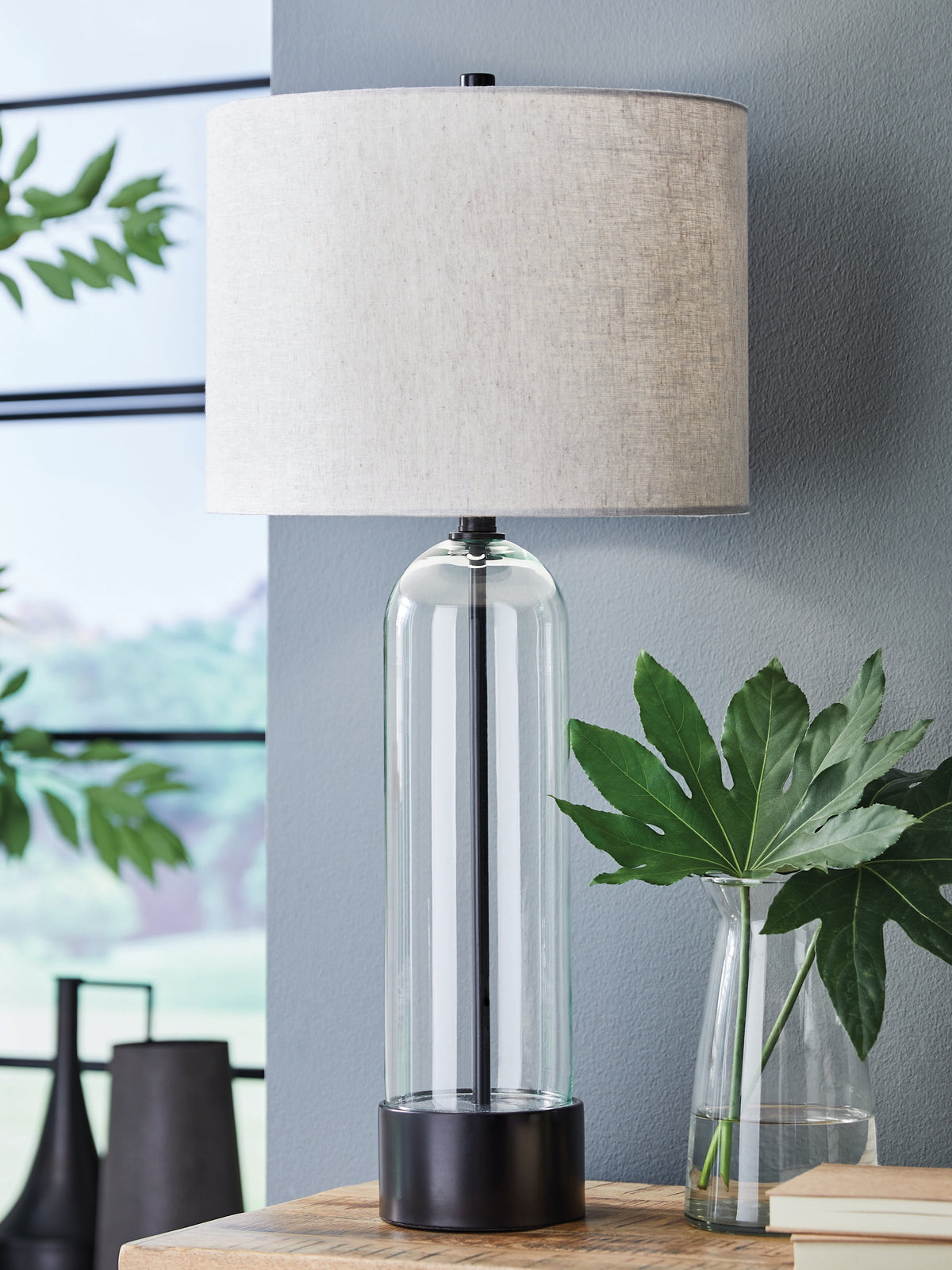 Tampa Furniture Outlet Lutz - Ashley Furniture - Kerrbrook Lighting - Glass Table Lamp (1/CN) - L430944