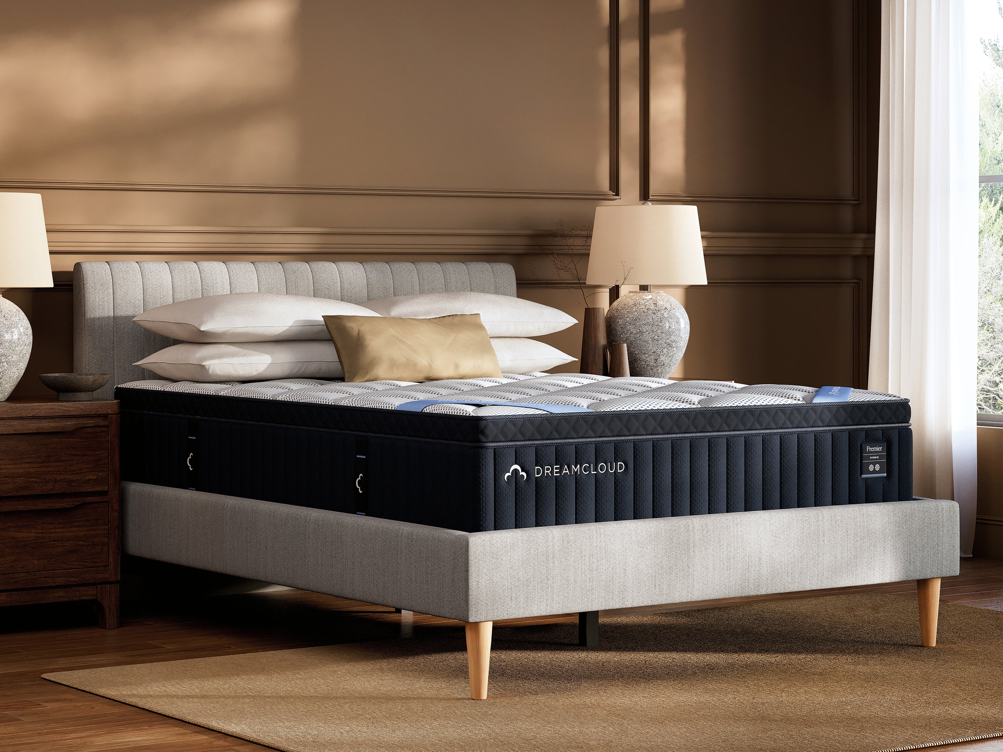 Tampa Furniture Outlet Lutz - Ashley Furniture - DreamCloud Premier Hybrid Mattresses - Queen / White - M13631