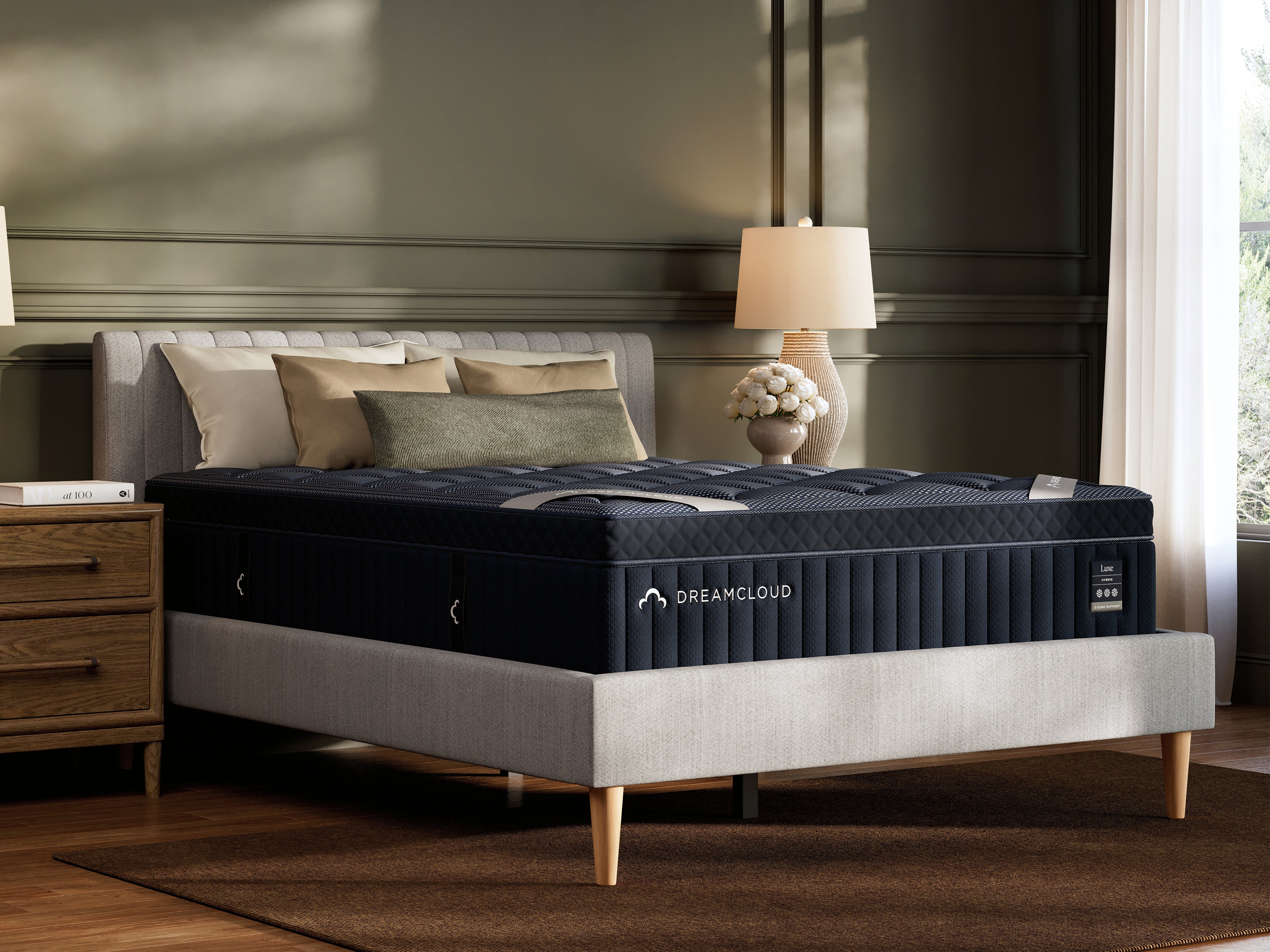 Tampa Furniture Outlet Lutz - Ashley Furniture - DreamCloud Luxe Hybrid Mattresses - Twin / White - M13711