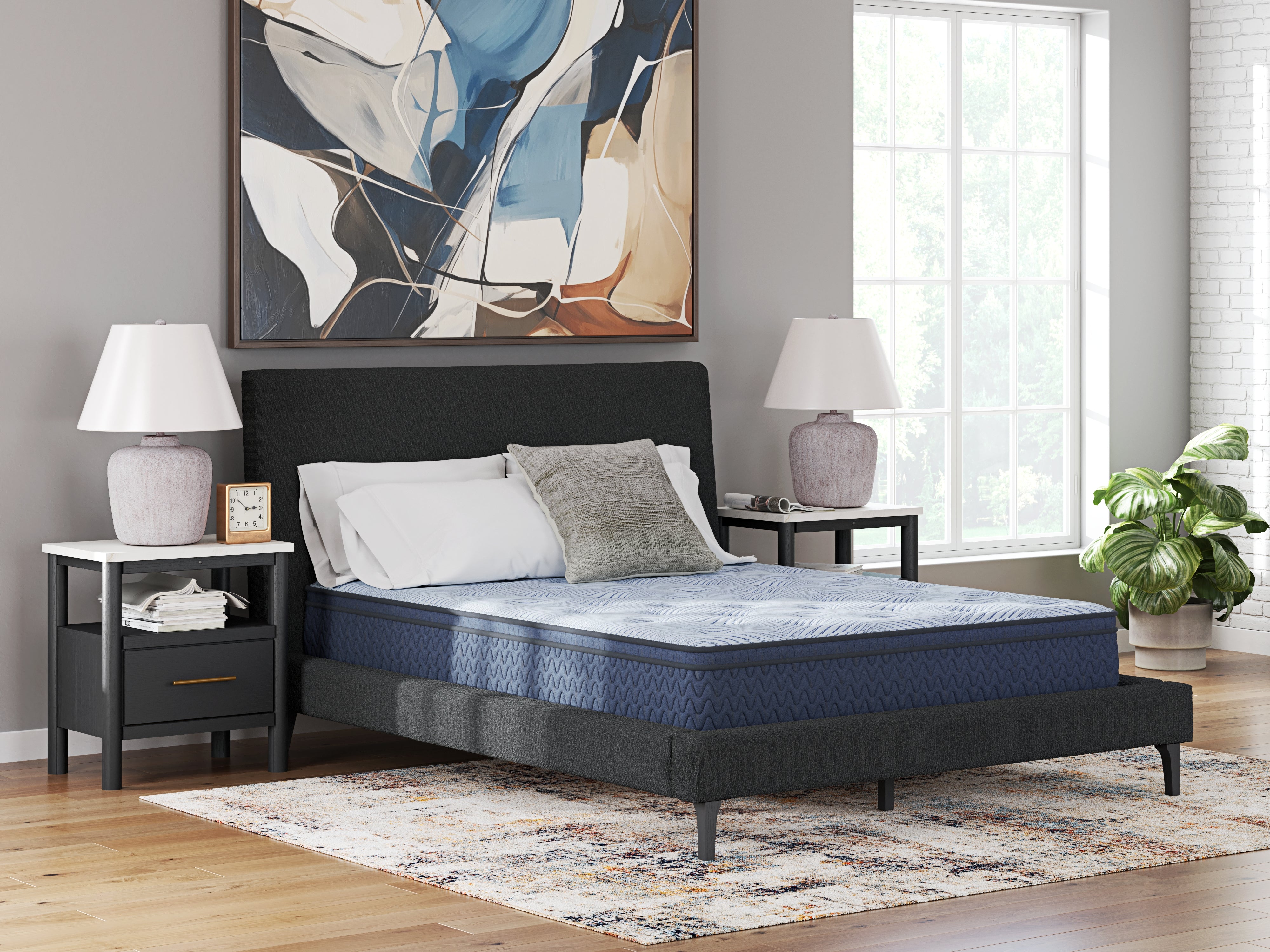 Tampa Furniture Outlet Lutz - Ashley Furniture - Peak 2.0 12 Hybrid Mattresses - King / Light Blue - M20341