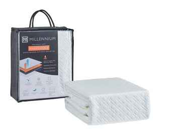 Tampa Furniture Outlet Lutz - Ashley Furniture - Basic Protector Queen Mattress Protector (Set of 4) - QN Mattress Protector(4/CS) - M30803