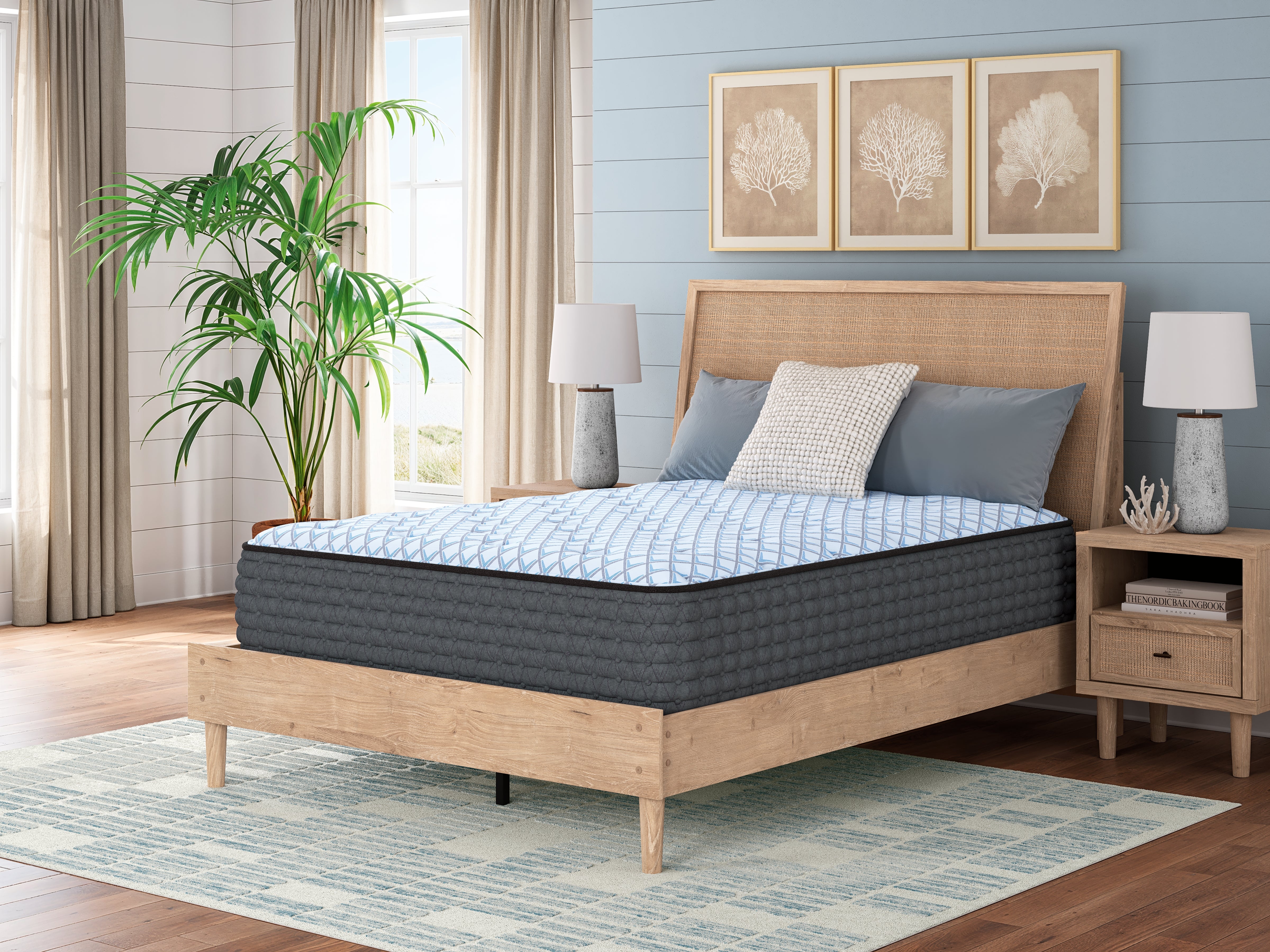 Tampa Furniture Outlet Lutz - Ashley Furniture - Destin Cove Plush Mattresses - California King / Blue - M33151