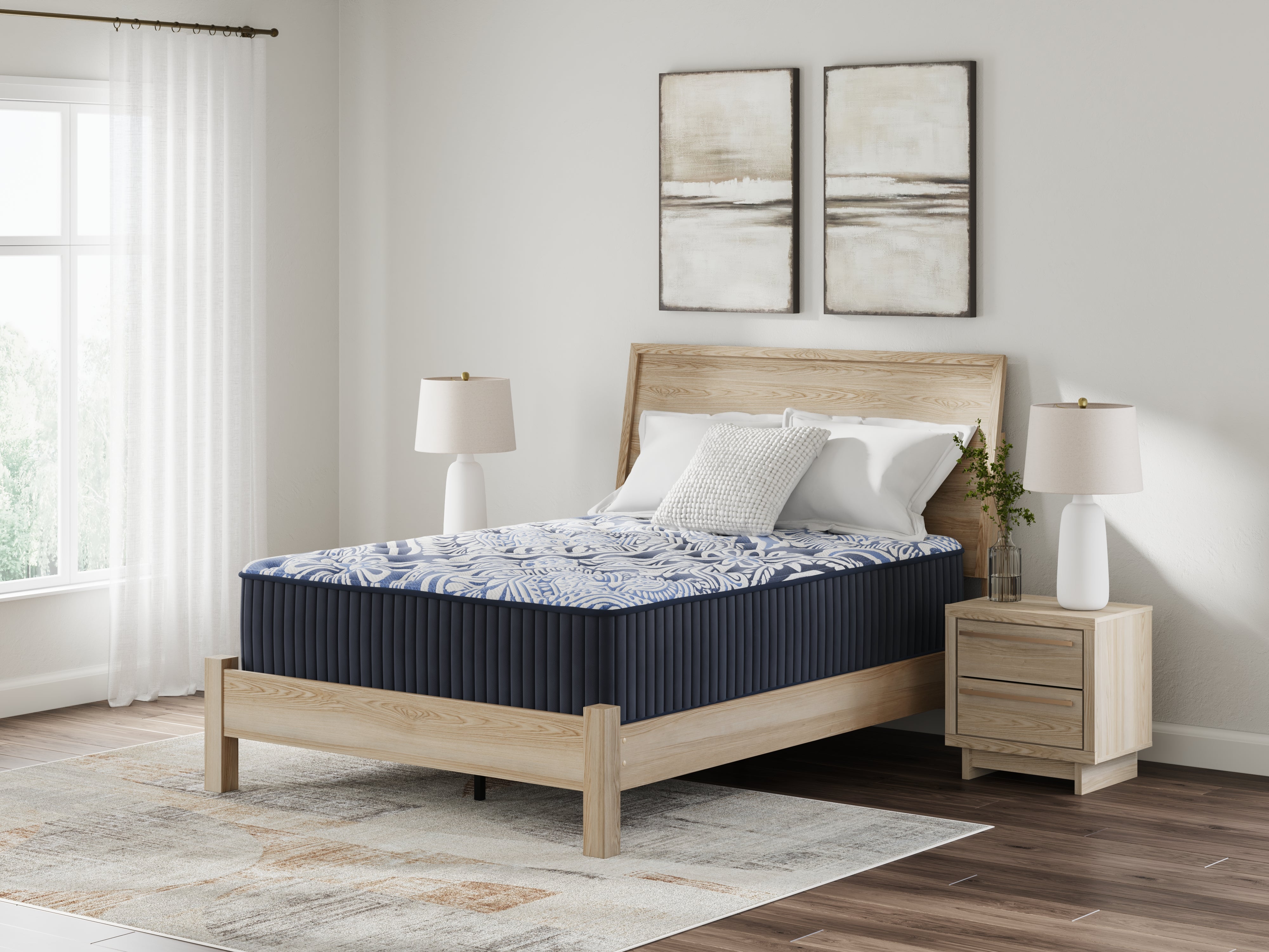 Tampa Furniture Outlet Lutz - Ashley Furniture - Firm Luxe 2.0 Mattresses - California King / Blue - M49651