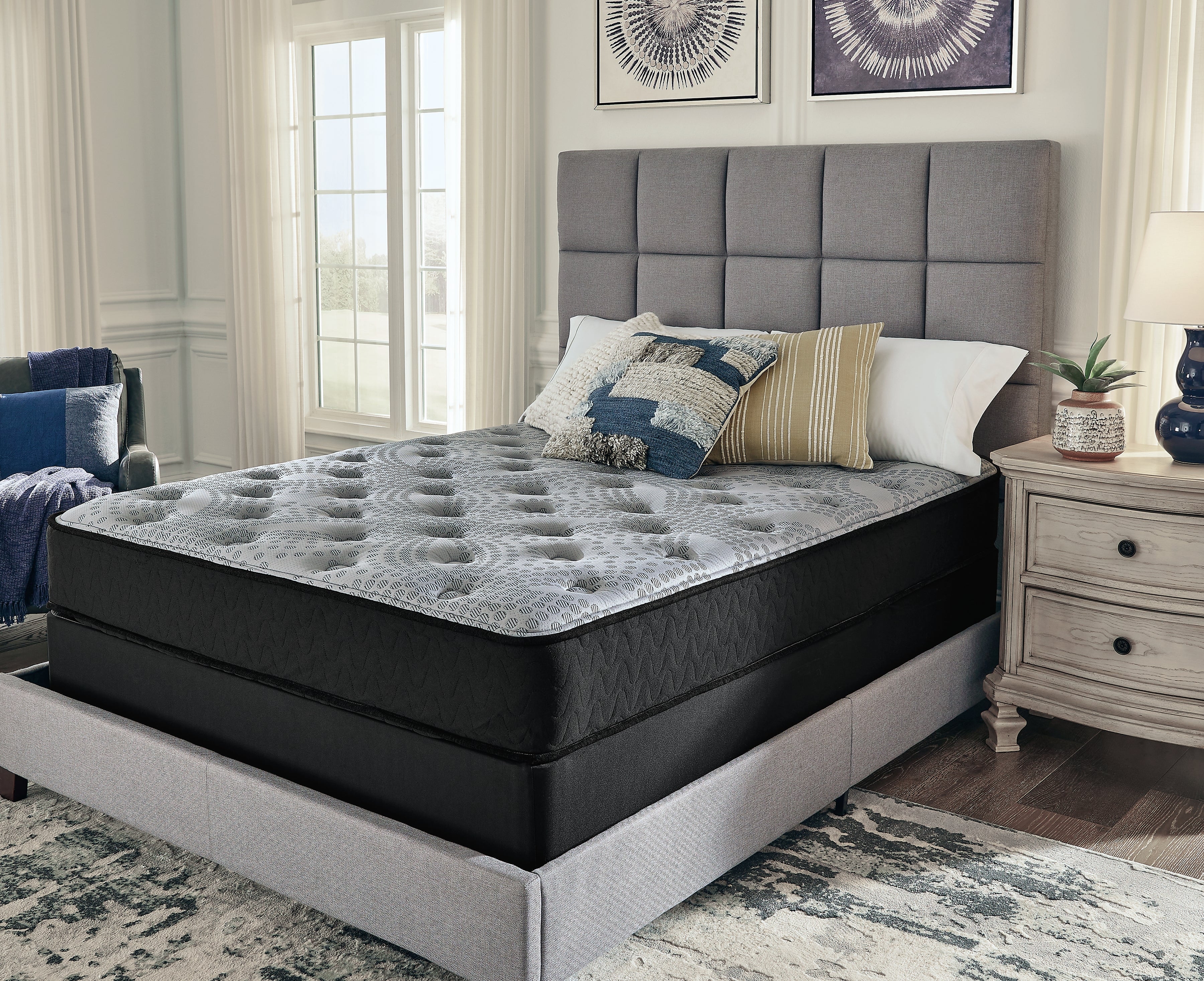 Tampa Furniture Outlet Lutz - Ashley Furniture - Comfort Plus Mattresses - King / Gray - M50941