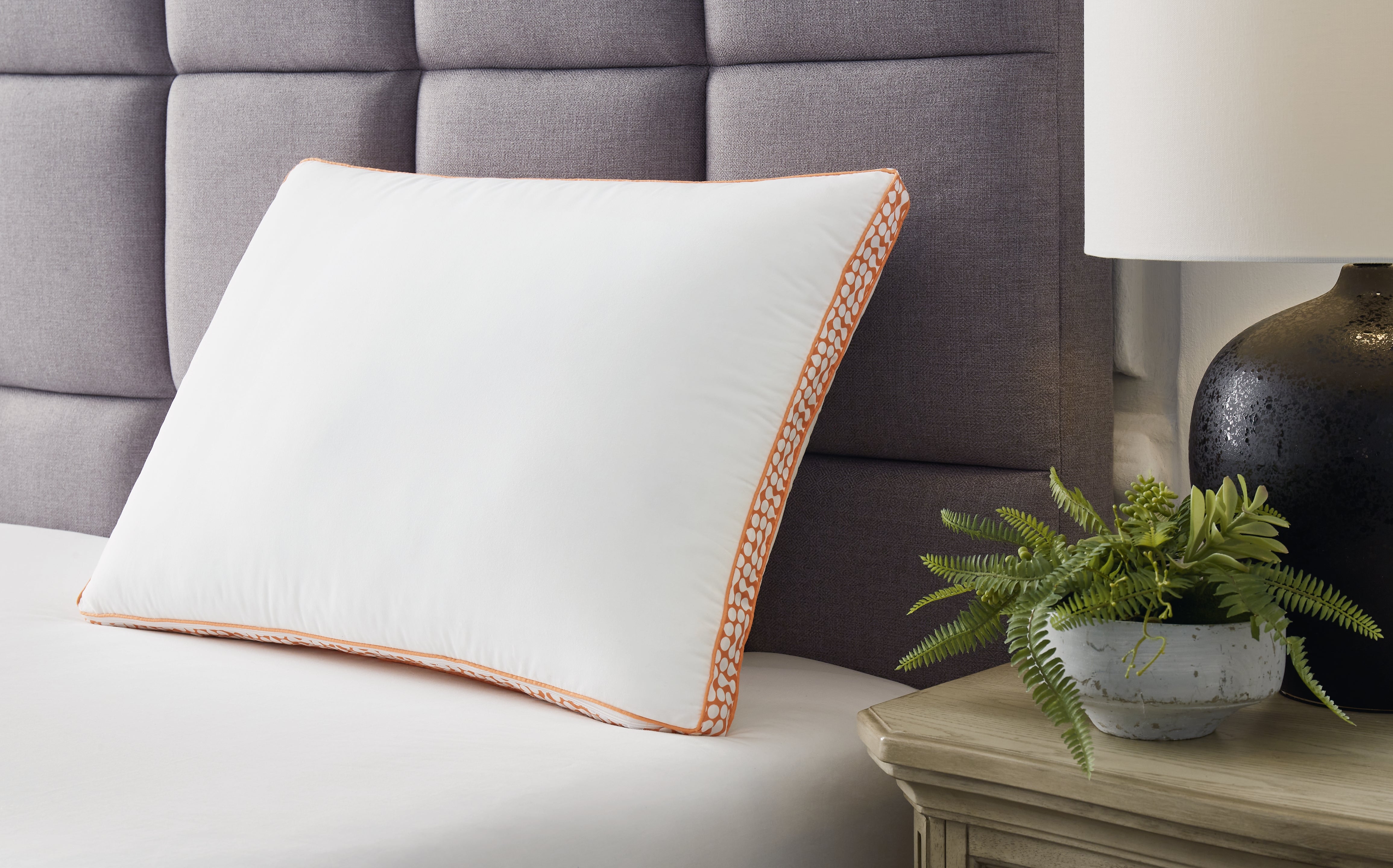 Tampa Furniture Outlet Lutz - Ashley Furniture - Zephyr 2.0 Pillows - 3-in-1 Pillow / White/Orange - M52112P