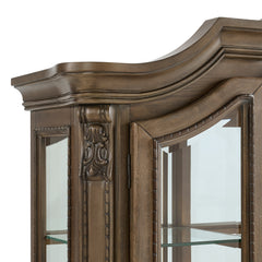 Madison Park Hutch with LED in Walnut