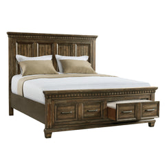 McCoy King Storage Bed in Charcoal