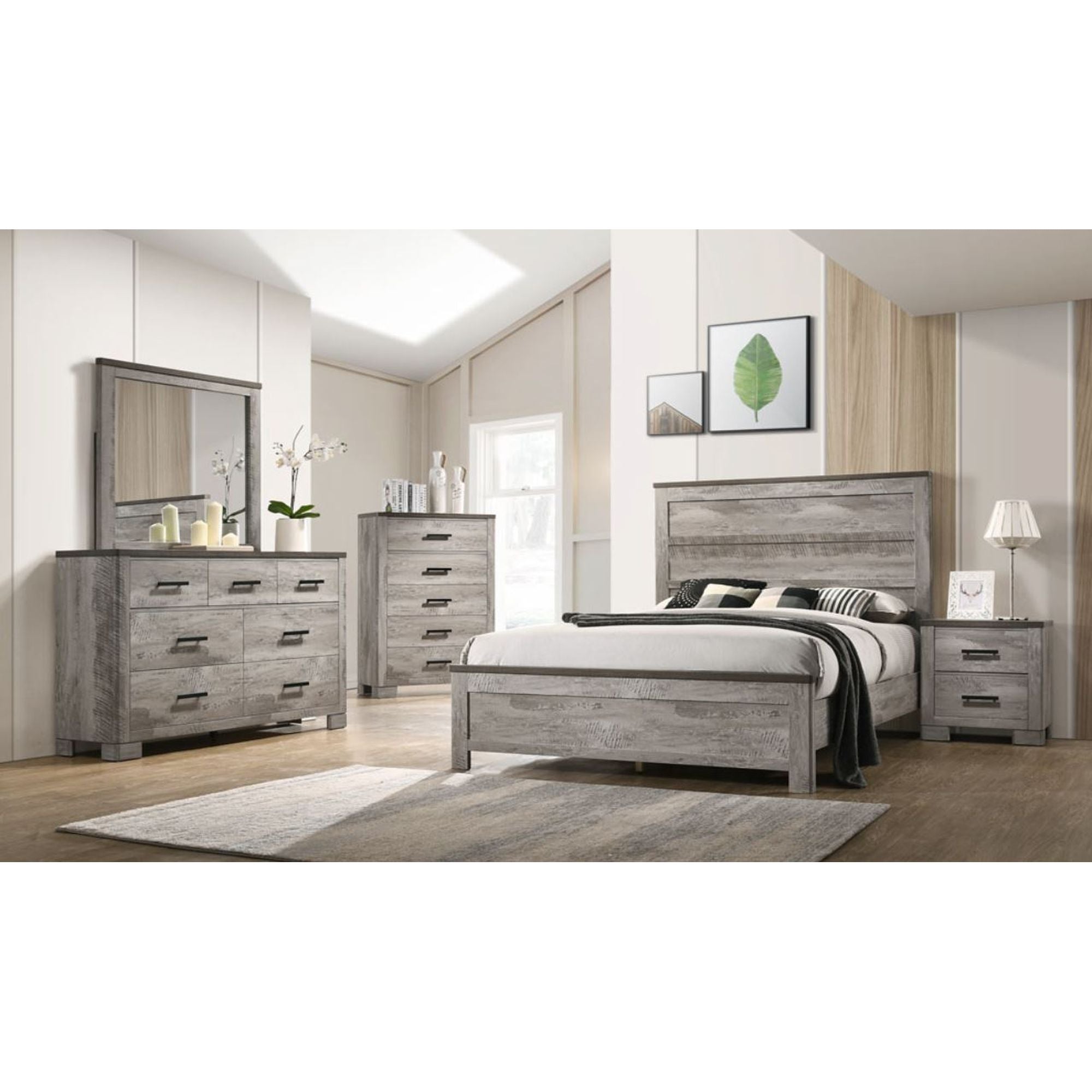Millers Cove Dresser Two-Tone Grey (Sturdy) – SKU MC300DR-S | Elements