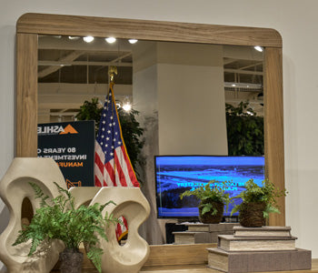 Tampa Furniture Outlet Lutz - Ashley Furniture - Gramburg Bedroom - Bedroom Mirror / Warm Natural Brown - PCB1121-36